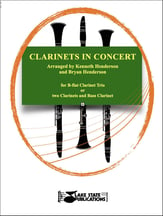 Clarinets in Concert Clarinet Trio P.O.D. cover